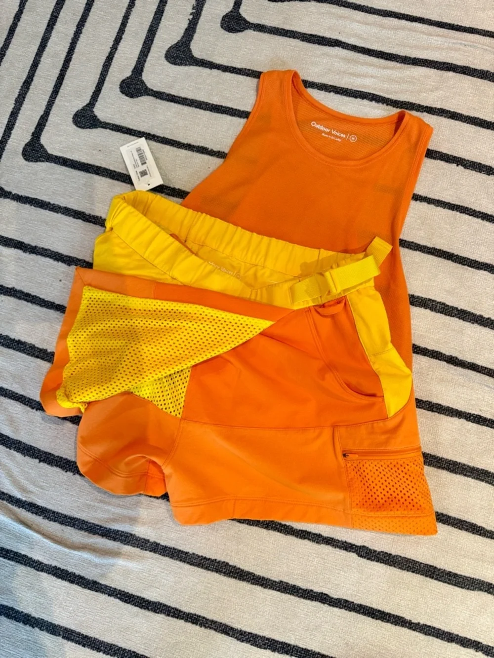 Outdoor Voices Athletic Skort Size M NWT | Adjustable Waist | Tennis & Golf 🧡